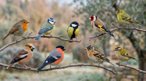 Questi 9 uccelli invernali sono tra i visitatori più belli dei giardini, da osservare fino a fine febbraio