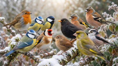 Questi 9 uccelli invernali sono tra i visitatori più belli dei giardini, da osservare fino a fine febbraio