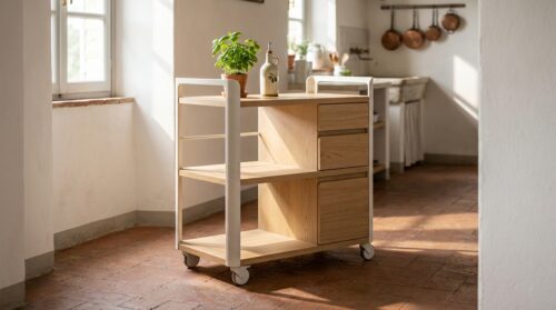 Questo mobile su ruote poco conosciuto trasforma la tua piccola cucina e segue la grande tendenza cucina 2026 senza lavori